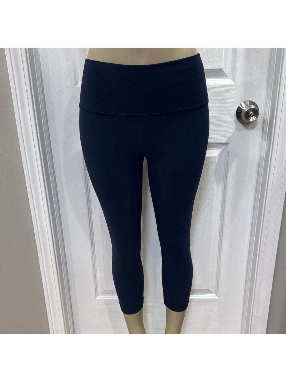 Lululemon on Athletica Navy Blue High-Waisted Leggings